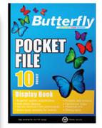Butterfly A4 20 Pocket File-20 Pocket