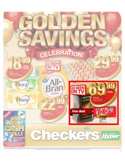 Checkers Gauteng : Golden savings (8 Jul - 14 Jul 2013), page 1