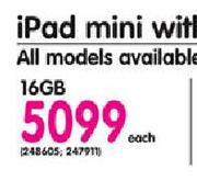 iPad Mini With Wi-Fi And Cellular-16GB Each