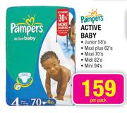 Pampers Active Baby Junior 58's-Per Pack
