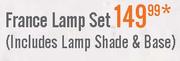France Lamp Set