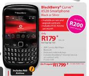 BlackBerry Curve 8520 Smartphone (Black or Silver)