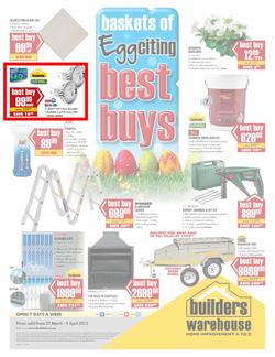 Builders Warehouse JHB: Eggciting Best Buys (27 Mar - 9 Apr), page 1