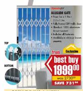 Aluglide Gate-1mx1.9mx2.2x1.9m