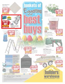 Builders Warehouse CT & PE : Eggciting Best Buys (27 Mar - 9 Apr), page 1