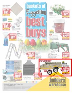 Builders Warehouse CT & PE : Eggciting Best Buys (27 Mar - 9 Apr), page 1