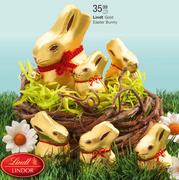 Lindt Gold Easter Bunny-100g Each