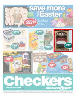Checkers Western Cape : Save More This Easter  (28 Mar - 9 Apr), page 1