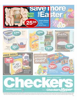 Checkers Western Cape : Save More This Easter  (28 Mar - 9 Apr), page 1