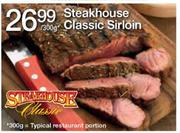 Steakhouse Classic Sirloin-300g