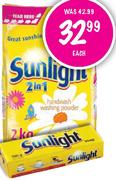 Sunlight Regular Handwash Washing Powder-2kg-Each