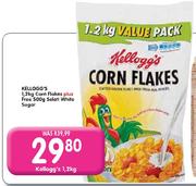 Kellogg's Corn Flakes-1.2kg + Free 500g Selati White Sugar
