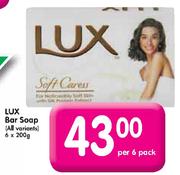 Lux Bar Soap-6x200g