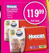 Huggies Dry Comfort Jumbo Pack-58's/78's/68's-Per Pa