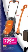 Flymo 1000W Lawnmower and 230W Trimmer Combo