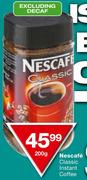 Nescafe Classic Instant Coffee-200g
