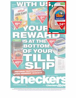 Checkers Gauteng : Your Reward (7 May - 20 May), page 1
