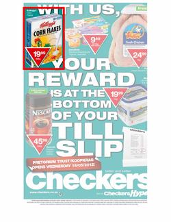 Checkers Gauteng : Your Reward (7 May - 20 May), page 1