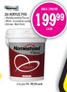 Homestead Acrylic PVA-5L Each