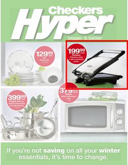 Checkers Hyper Western Cape : Winter Essentials (21 May - 3 Jun), page 1