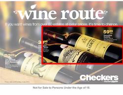 Checkers Western Cape : Wine Route (21 May - 8 July), page 1