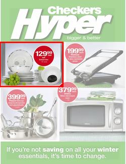 Checkers Hyper Gauteng : Winter Essentials (21 May - 3 Jun), page 1
