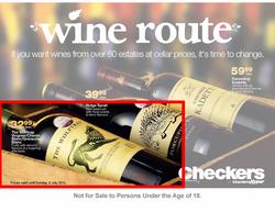 Checkers Gauteng : Wine Route (21 May - 8 Jul), page 1