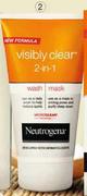Neutrogena Visibly Clear 2-in-1 Wash/Mask-150ml