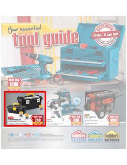 Builders Warehouse : Your Essential Tool Guide (22 May - 17 June), page 1