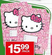 Hello Kitty A4 Book Cover -5 Pack