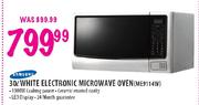 Samsung White Electronic Microwave Oven-30 Ltr (ME9114W)