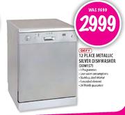 Defy 12 Place Metallic Silver Dishwasher (DDW157)