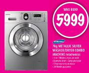 Samsung Metallic Silver Washer/Dryer Combo Machine-7kg (WDO704REU)
