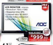 AOC LCD Monitor-20.5"