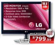 LG LCD Monitor-18.5"