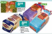 Albany Superior White/Saasko Low Gl/All in One White Bread-700g each
