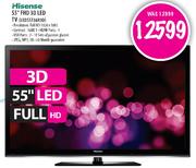 Hisense FHD 3D LED TV-55"(LEDSST36R3D)