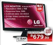 LG LCD Monitor-18.5" (W19435/SE/S)