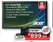 Acer LED Monitor-20" (V203HLAO)