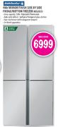 Kelvinator Mirror Finish Side By Side Fridge/Bottom Freezer-400ltr