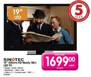 Sinotec HD Ready Slim LED TV(48cm)-19"