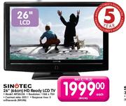 Sinotec HD Ready LCD TV(66cm)-26"