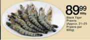 Black Tiger Prawns-800gm