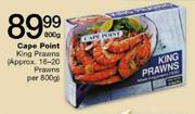Cape Point King Prawns-800gm