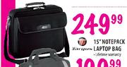 Targus Notepack Laptop Bag-15"