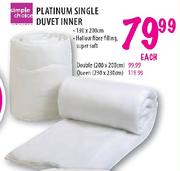 Simple Choice Platinum Single Duvet Inner-130x200cm