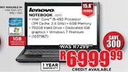 Lenovo Notebook G570-15.6" Screen