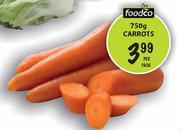Foodco Carrots-750gm Per Pack