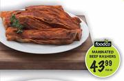 Foodco Marinated Beef Rashers-Per Kg
