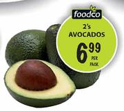 Foodco Avocados-2's Per Pack